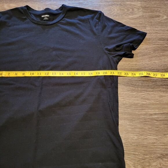 Old Navy Soft Washed Crewneck Short Sleeved Tee Shirt Men's Size Large, Black - Picture 5 of 6